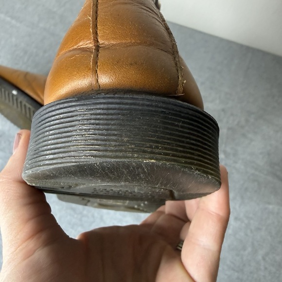 Dr Martens Cognac Flora Chelsea Pull On Boots Distressed Womens US 6 Two Toned - Picture 14 of 16